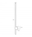Aplique Pared TOBAGO WHITE 9W 760Lm IP20