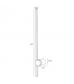 Aplique Pared TOBAGO ORO 7W 590Lm IP20
