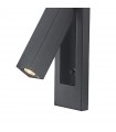 Aplique Lector Empotrable GOKOVA Cuadrado Negro 3W 210Lm