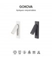 Aplique Lector Empotrable GOKOVA Cuadrado Negro 3W 210Lm