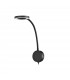 Aplique Lector BOAVISTA Negro 5W 285Lm