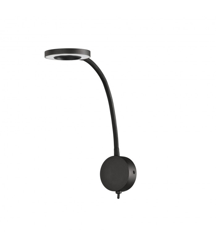 Aplique Lector BOAVISTA Negro 5W 285Lm