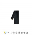 Aplique Lector TARIFA III Negro 3W 210Lm con cargador tipo C