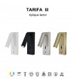 Aplique Lector TARIFA III Negro 3W 210Lm con cargador tipo C
