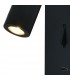 Aplique Lector TARIFA III Negro 3W 210Lm con cargador tipo C
