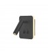 Aplique Lector CAYMAN Cuadrado Negro 3+6W 620Lm