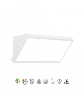 Aplique de Pared CREEK Blanco 20W 1600Lm IP65 CCT