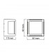 Aplique de Pared CREEK CB Blanco 15W 1200Lm IP65 CCT
