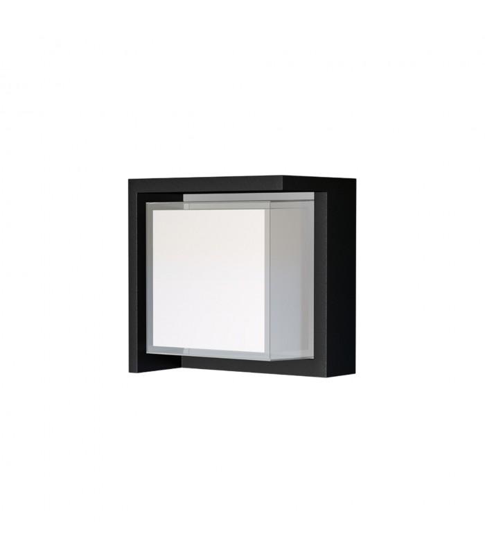 Aplique de Pared CREEK CB Negro 15W 1200Lm IP65 CCT
