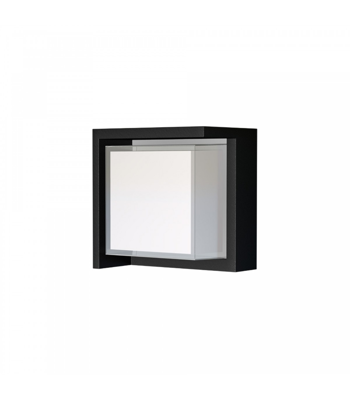 Aplique de Pared CREEK CB Negro 15W 1200Lm IP65 CCT