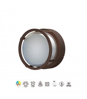Aplique de Pared o Techo CREEK RD Corten 15W 1200Lm IP65 CCT