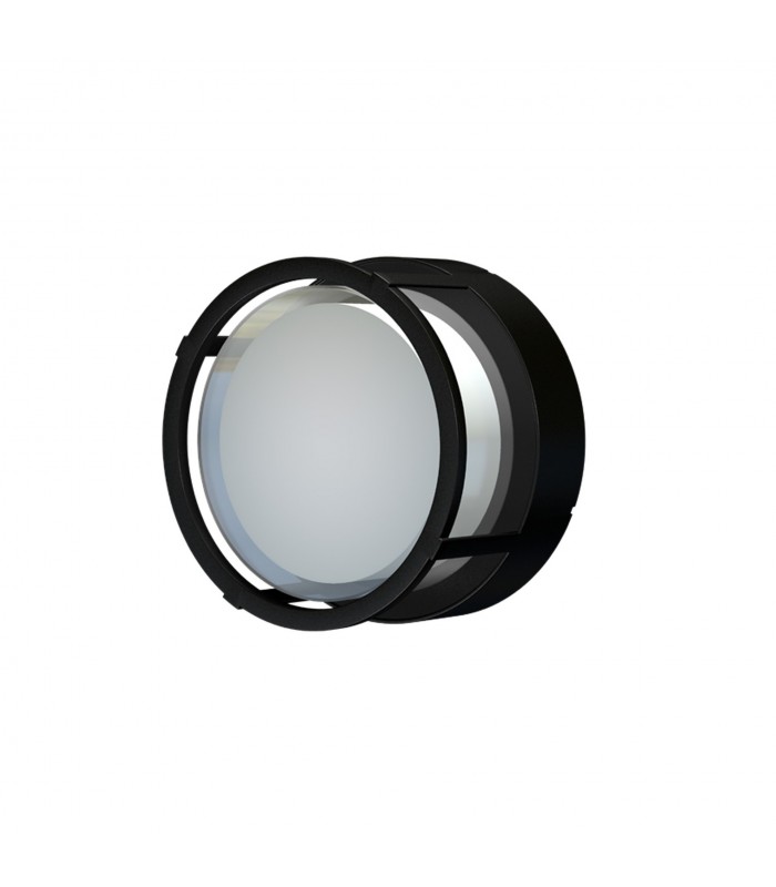 Aplique de Pared o Techo CREEK RD Negro 15W 1200Lm IP65 CCT