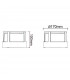 Aplique de Pared o Techo CREEK RD Blanco 15W 1200Lm IP65 CCT
