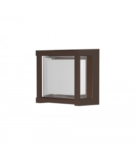 Aplique de Pared o Techo CREEK SQ Corten 15W 1200Lm IP65 CCT