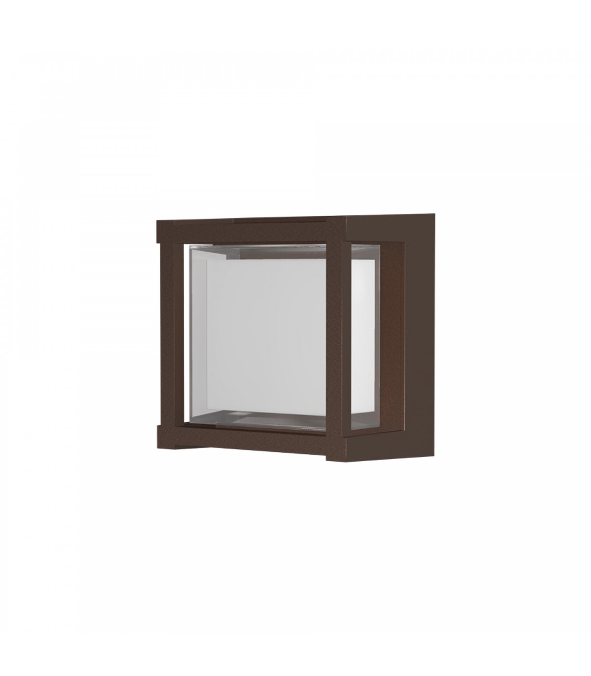 Aplique de Pared o Techo CREEK SQ Corten 15W 1200Lm IP65 CCT