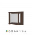 Aplique de Pared o Techo CREEK SQ Corten 15W 1200Lm IP65 CCT