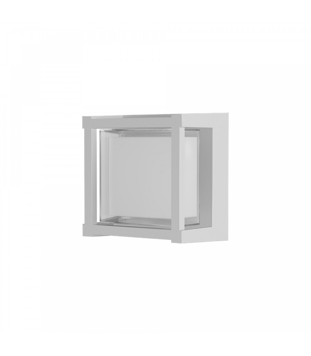 Aplique de Pared o Techo CREEK SQ Blanco 15W 1200Lm IP65 CCT