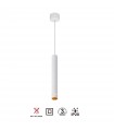 Colgante SPLIT 1xGU10-MINI Blanco Regulable Altura