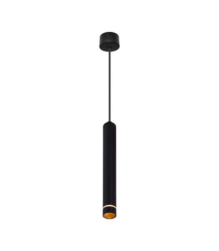 Colgante SPLIT 1xGU10-MINI Negro Regulable Altura