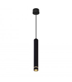 Colgante SPLIT 1xGU10-MINI Negro Regulable Altura
