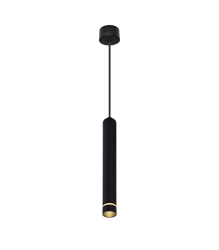 Colgante SPLIT 1xGU10-MINI Negro Regulable Altura