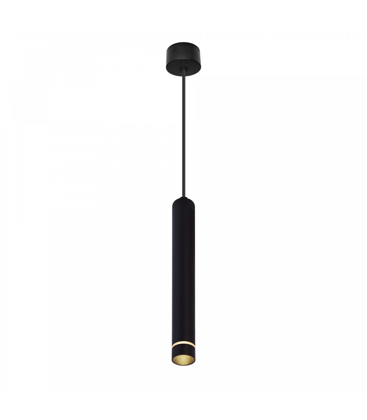 Colgante SPLIT 1xGU10-MINI Negro Regulable Altura