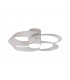 Ventilador ROSE BLANCO DC 24W 3200Lm 4 Aspas CCT