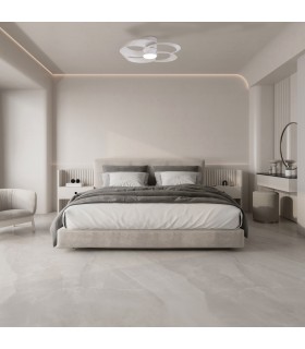 Ventilador ROSE BLANCO DC 24W 3200Lm 4 Aspas CCT