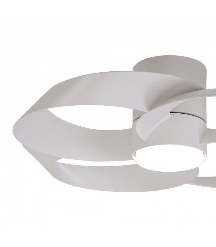 Ventilador ROSE BLANCO DC 24W 3200Lm 4 Aspas CCT