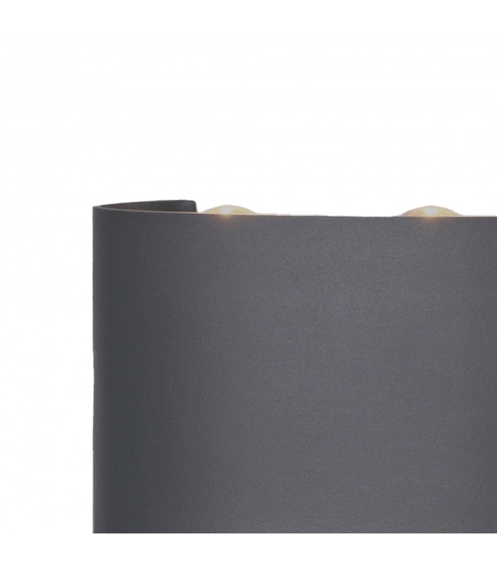 Aplique LED Exterior ARCS 6W 450Lm IP54 Antracita