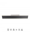 Aplique Pared Led NELSON 24W 1950Lm Negro CCT