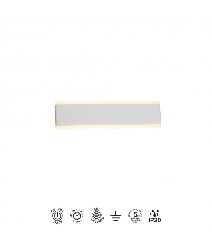 Aplique Pared Led NELSON 16W 1300Lm Blanco CCT