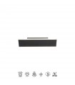Aplique Pared Led NELSON 16W 1300Lm Negro CCT