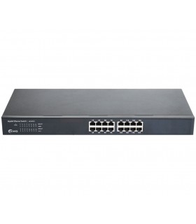 Switch 16 Puertos RJ45 Plug and Play 100 / 1000 Mbps Nimo
