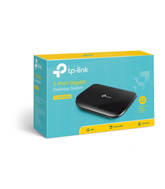 Switch 5 Puertos RJ45 10/100/1000 Mbps TP-LINK