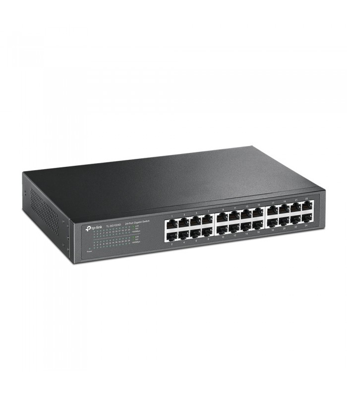 Switch 24 Puertos RJ45 Plug and Play 100 / 1000 Mbps TP-LINK