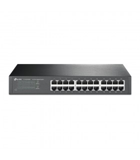 Switch 24 Puertos RJ45 Plug and Play 100 / 1000 Mbps TP-LINK