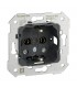 Base schuko 16 A 250V con sistema de embornamiento a tornillo Simon 75