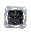 Base schuko 16 A 250V con sistema de embornamiento a tornillo Simon 75