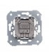 Toma de señal modular R-TV+SAT única Simon 75