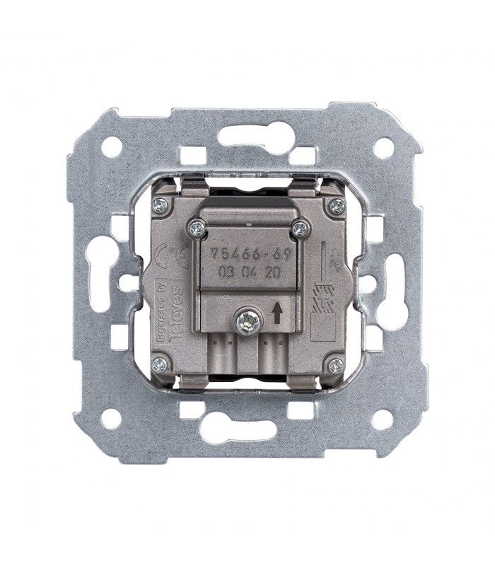 Toma de señal modular R-TV+SAT única Simon 75