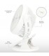 Mini ventilador USB tipo clip Fune 3W Blanco