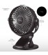 Mini ventilador USB tipo clip Fune 3W Negro