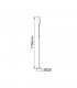 Lámpara de Pie LIVARNA Blanco Regulable 18W 1650Lm CCT