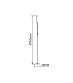 Lámpara de Pie LIVARNA Blanco Regulable 18W 1650Lm CCT