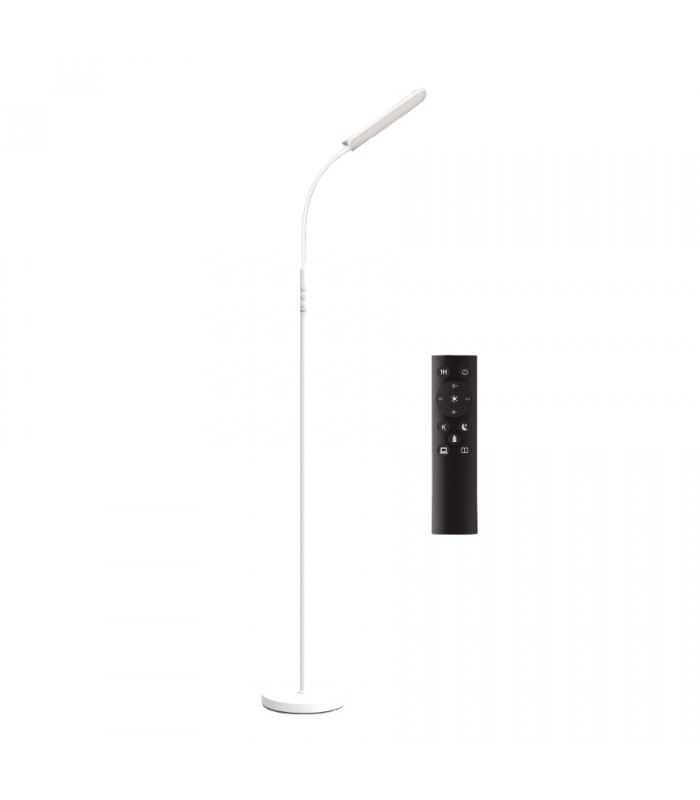 Lámpara de Pie LIVARNA Blanco Regulable 18W 1650Lm CCT
