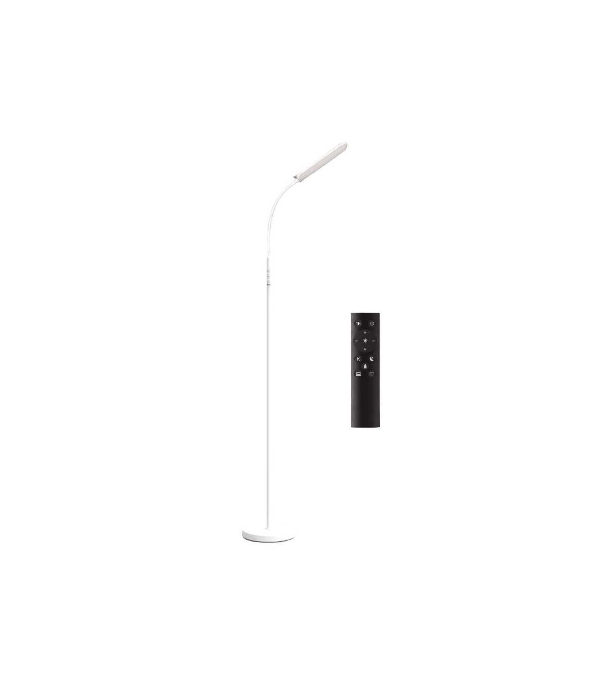 Lámpara de Pie LIVARNA Blanco Regulable 18W 1650Lm CCT