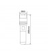 Linterna LED de mano recargable USB o 9xAA 150W 15000lm IPX4