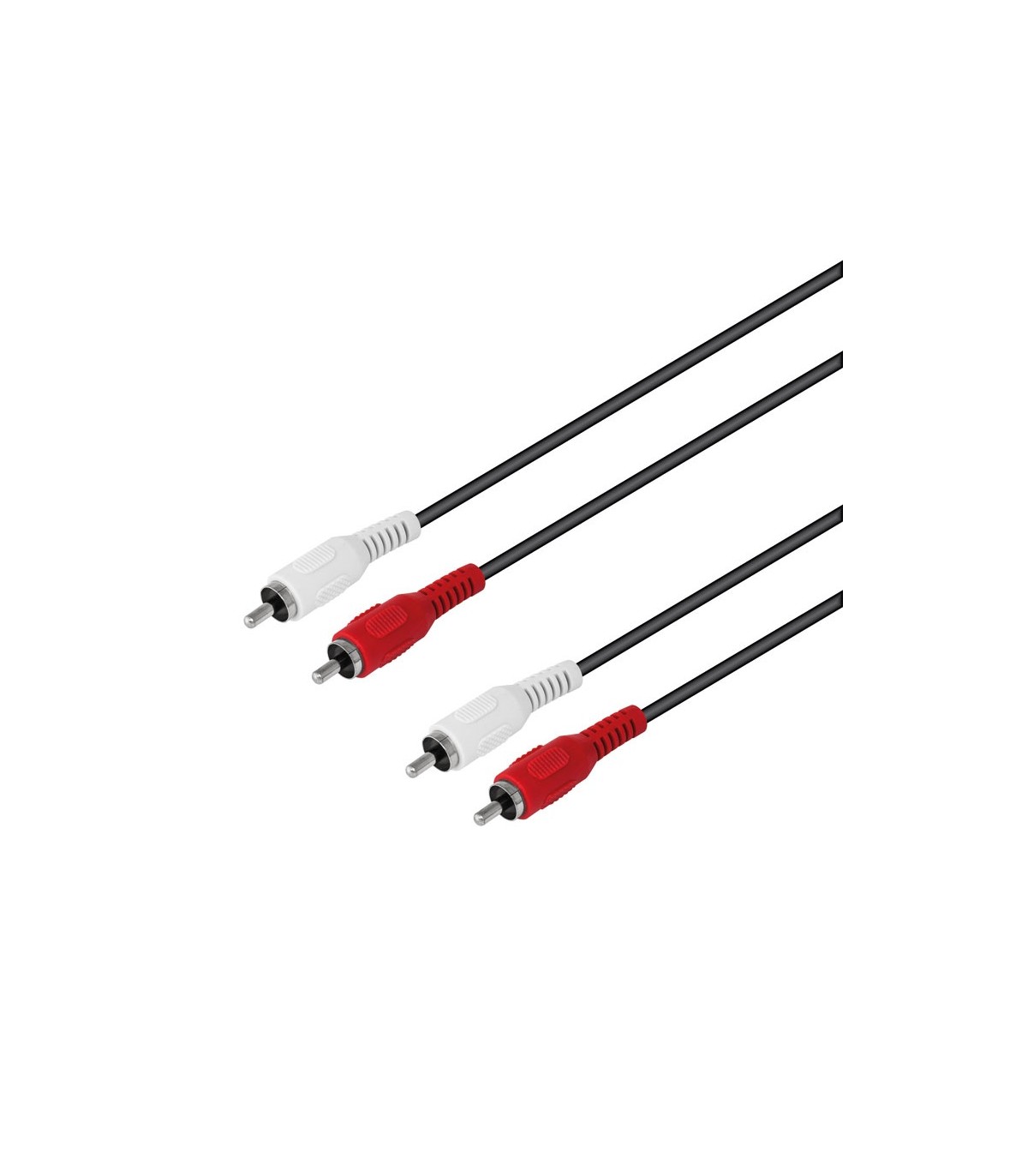 Conexión 2 RCA macho a 2 RCA macho 10 Metros