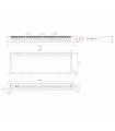 Panel Rack 19" Patch panel 24 puertos Keystone Negro DELTA